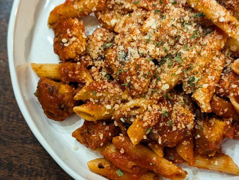 penne chicken parmesan