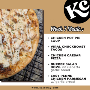 Week 7 Meal Plan Overview